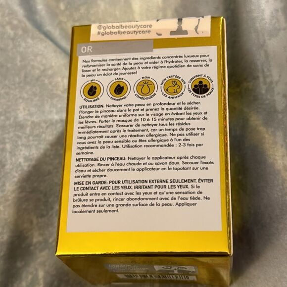 Gold Face Mask Global Beauty Care  1.7 Oz - Picture 6 of 7